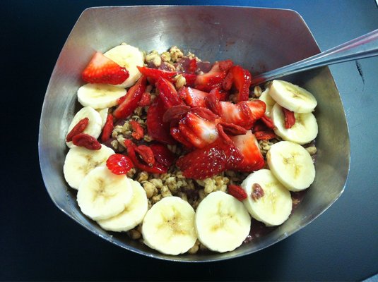 Vitality bowl is one of the many healthy options available to teenagers around the Bay Area.