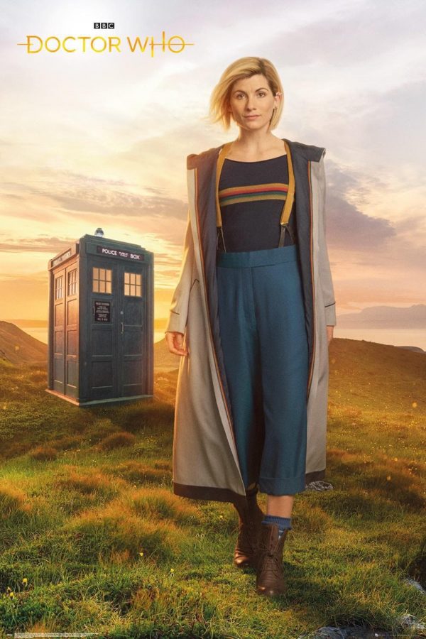 Jodie Whittaker poses as the 13th doctor in the show Doctor Who. Whittaker is the first female to play the lead role of the time lord in 55 years. 
