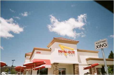 A look at the entrance to the In-N-Out in Pleasant Hill. They temporarily closed due to failing to require customers for proof of vaccination. 