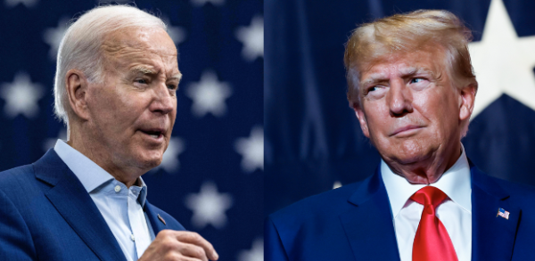 Donald Trump and Joe Biden. Two likely candidates for the 2024 presidential election.
