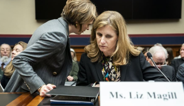 Former University of Pennsylvania president, Elizabeth Magill, prepares for her testimony at a congressional hearing about antisemitism on college campus. She resigned four days after her testimony, which was intensely scrutinized by both Democrats and Republicans alike.
